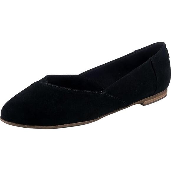 NWT TOMS Women's Jutti Neat Loafer Flat, Black-Size 6.5 - Picture 1 of 7